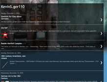 Tablet Screenshot of kevinsger110.blogspot.com