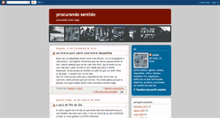 Desktop Screenshot of procurandosentido.blogspot.com