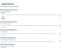 Tablet Screenshot of experiences-yan.blogspot.com