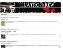 Tablet Screenshot of kuatro7krew.blogspot.com