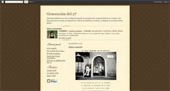 Desktop Screenshot of estaeslageneracion27.blogspot.com