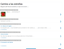 Tablet Screenshot of caminoalasestrellas-karlos.blogspot.com