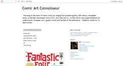 Desktop Screenshot of comicartconnoisseur.blogspot.com