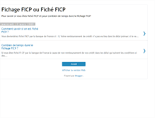 Tablet Screenshot of fichage-ficp.blogspot.com