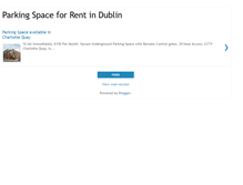 Tablet Screenshot of dublin-parkingspace.blogspot.com