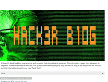 Tablet Screenshot of hack3rb10g.blogspot.com