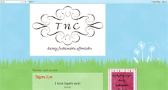 Desktop Screenshot of daintydesignsbytc.blogspot.com