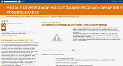 Desktop Screenshot of midiaediversidadenocotidianoescolar.blogspot.com