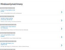 Tablet Screenshot of hindusonlymatrimonycom.blogspot.com