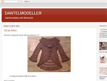 Tablet Screenshot of dantelmodeller.blogspot.com