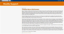 Desktop Screenshot of mozilla-support.blogspot.com