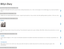 Tablet Screenshot of billylintonsdiary.blogspot.com