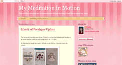 Desktop Screenshot of mymeditationinmotion.blogspot.com