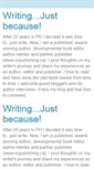 Mobile Screenshot of anne-writingjustbecause.blogspot.com