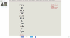 Desktop Screenshot of deadsea-cosmetic.blogspot.com