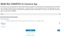 Tablet Screenshot of deadsea-cosmetic.blogspot.com