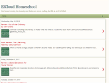 Tablet Screenshot of elcloudhomeschool.blogspot.com