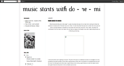 Desktop Screenshot of music-starts-with-c.blogspot.com