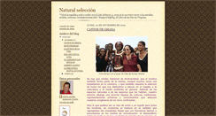 Desktop Screenshot of naturalseleccion.blogspot.com