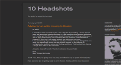 Desktop Screenshot of 10headshots.blogspot.com