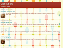 Tablet Screenshot of grabafork.blogspot.com