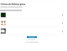 Tablet Screenshot of clinicadebellezagema.blogspot.com