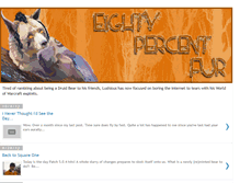 Tablet Screenshot of eightypercentfur.blogspot.com