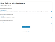 Tablet Screenshot of howtodatealatinawoman.blogspot.com