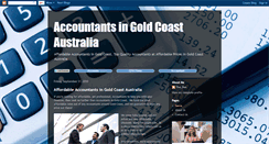 Desktop Screenshot of accountantsingoldcoast.blogspot.com