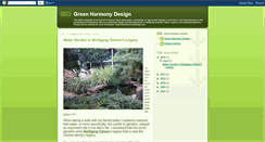 Desktop Screenshot of greenharmonydesign2007.blogspot.com