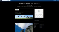 Desktop Screenshot of extremeworldsports.blogspot.com