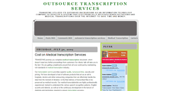 Desktop Screenshot of outsourcetranscription.blogspot.com