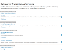 Tablet Screenshot of outsourcetranscription.blogspot.com