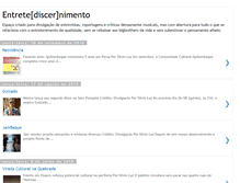Tablet Screenshot of entretediscernimento.blogspot.com