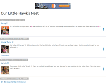 Tablet Screenshot of ourlittlehawksnest.blogspot.com