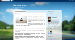 Desktop Screenshot of namasteyoga-healthyliving.blogspot.com