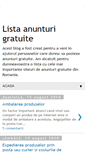 Mobile Screenshot of listaanunturigratuite.blogspot.com
