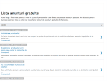 Tablet Screenshot of listaanunturigratuite.blogspot.com