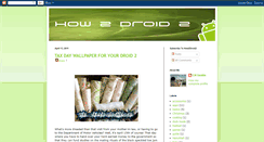 Desktop Screenshot of how2droid2.blogspot.com