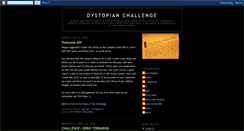 Desktop Screenshot of dystopianchallenge.blogspot.com