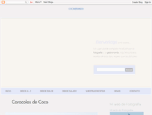 Tablet Screenshot of cocinerando.blogspot.com