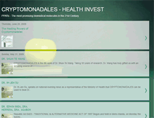 Tablet Screenshot of cryptomonadales-healthinvest.blogspot.com