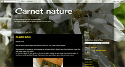 Desktop Screenshot of carnetnature.blogspot.com