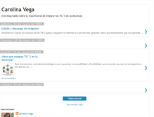 Tablet Screenshot of carolinavega2.blogspot.com