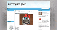 Desktop Screenshot of correrparaque.blogspot.com