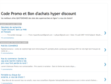 Tablet Screenshot of hypermarchediscount.blogspot.com