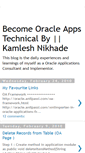 Mobile Screenshot of oracleappsexperience.blogspot.com