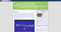 Desktop Screenshot of ecologiayhumanidad.blogspot.com