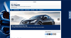 Desktop Screenshot of carsmagazine2.blogspot.com