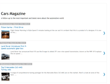 Tablet Screenshot of carsmagazine2.blogspot.com